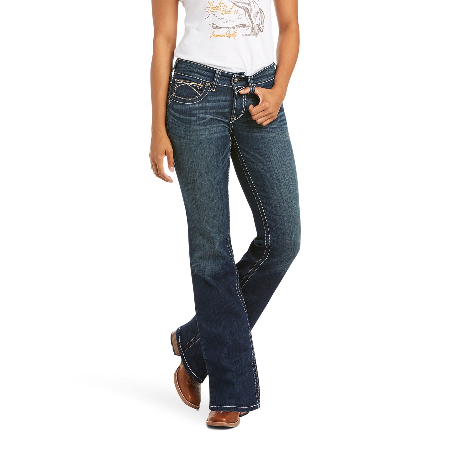 R.E.A.L BOOT CUT WHIPSTITCH JEAN