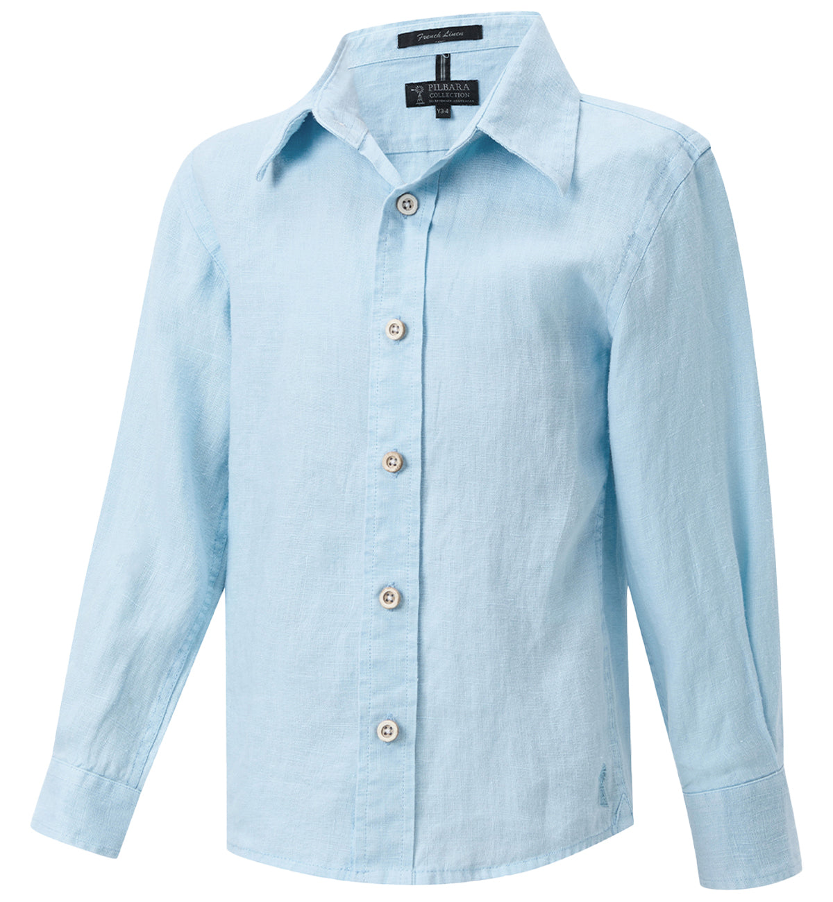 CHILDRENS LINEN LS SHIRT
