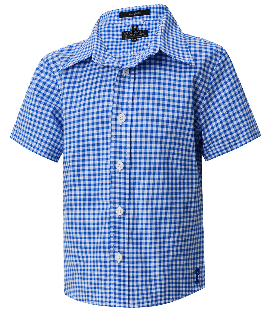 CHILDRENS SS GINGHAM SHIRT