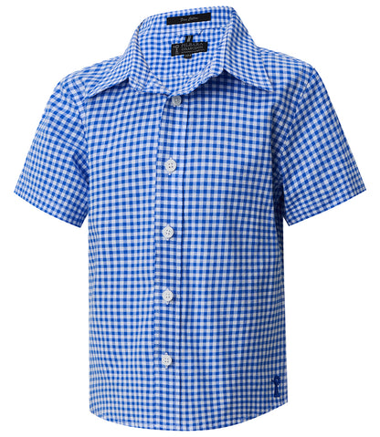 CHILDRENS SS GINGHAM SHIRT