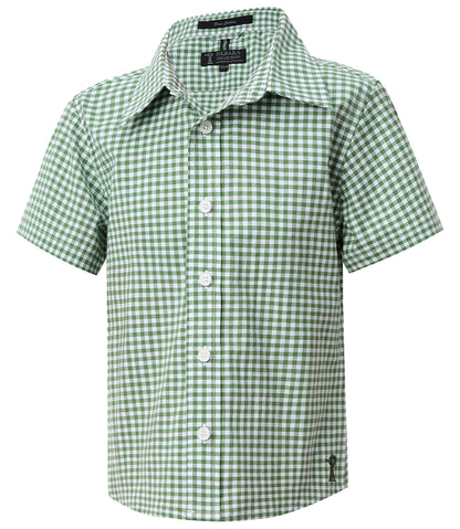 CHILDRENS SS GINGHAM SHIRT
