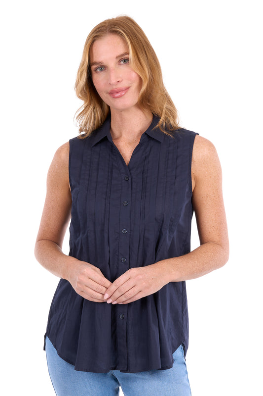 PEARL SLEEVELESS SHIRT