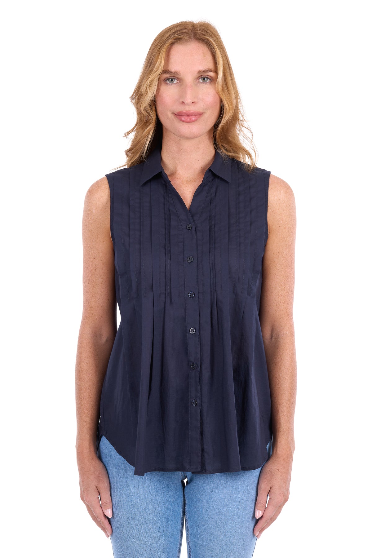 PEARL SLEEVELESS SHIRT