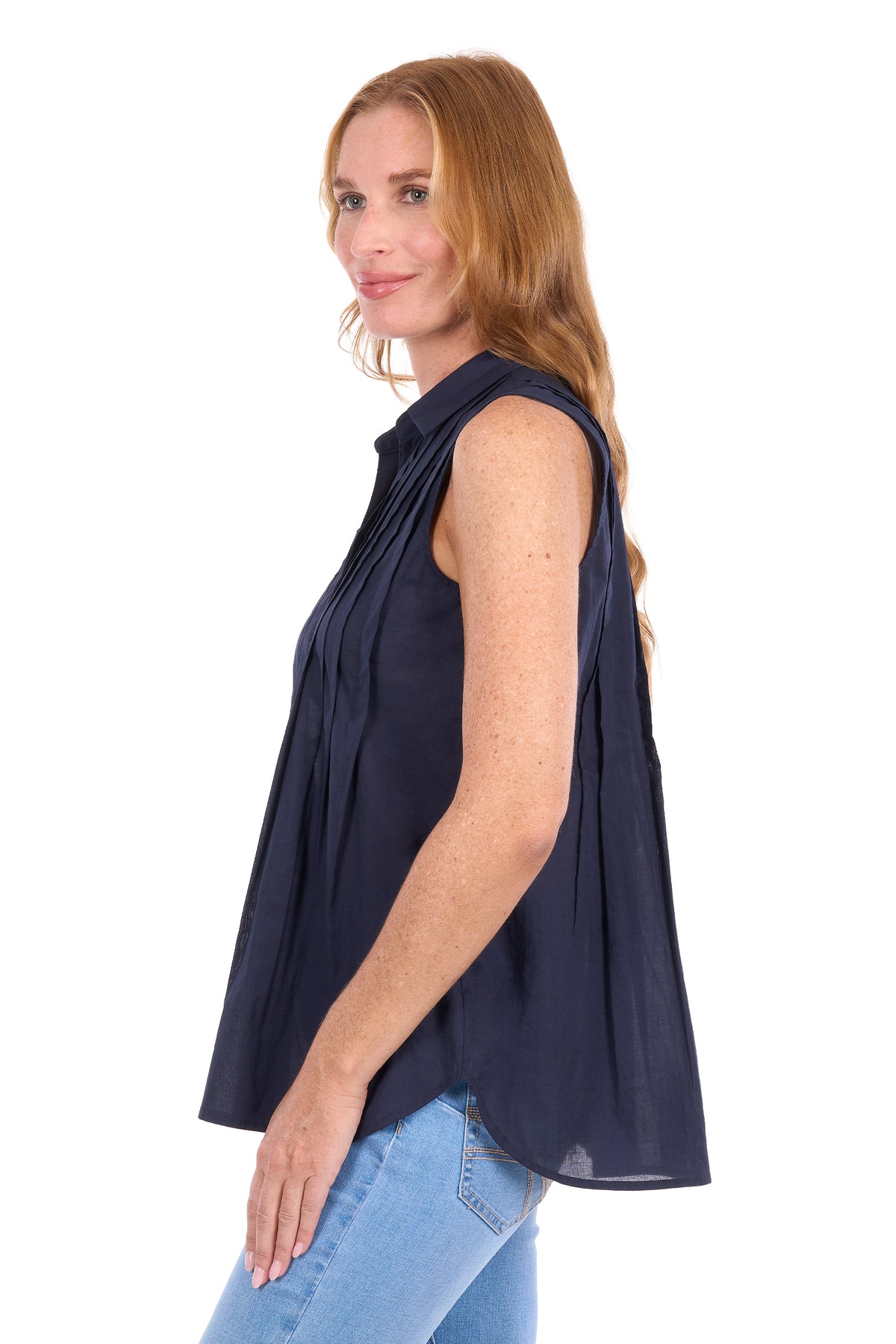PEARL SLEEVELESS SHIRT