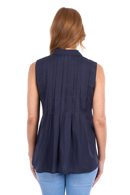 PEARL SLEEVELESS SHIRT