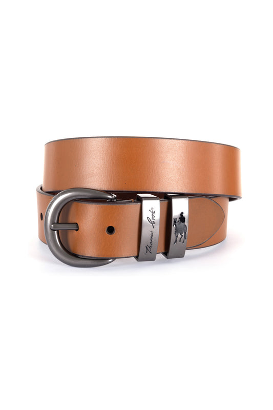 GUNMETAL TWIN KEEPER BELT