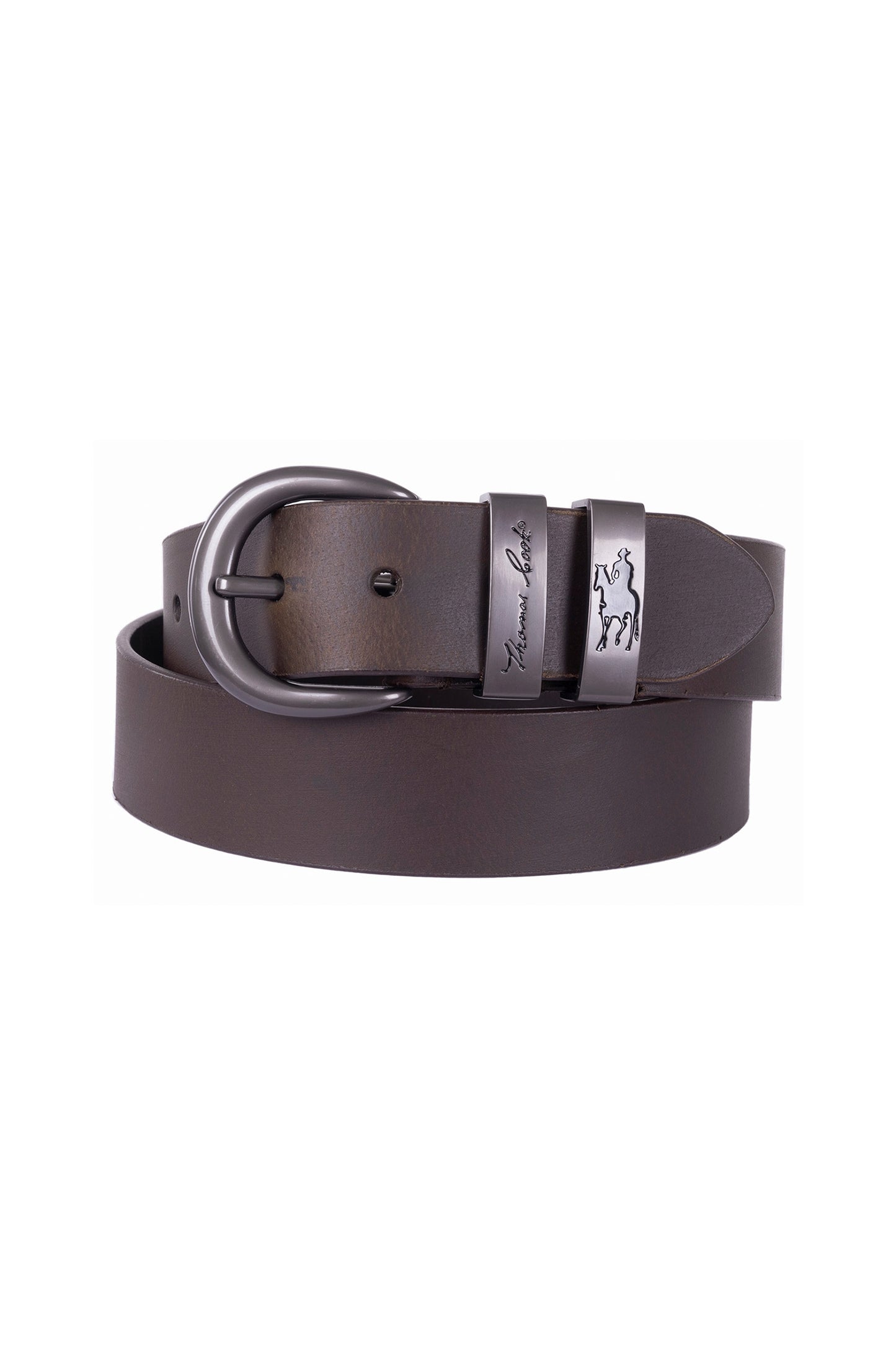 GUNMETAL TWIN KEEPER BELT