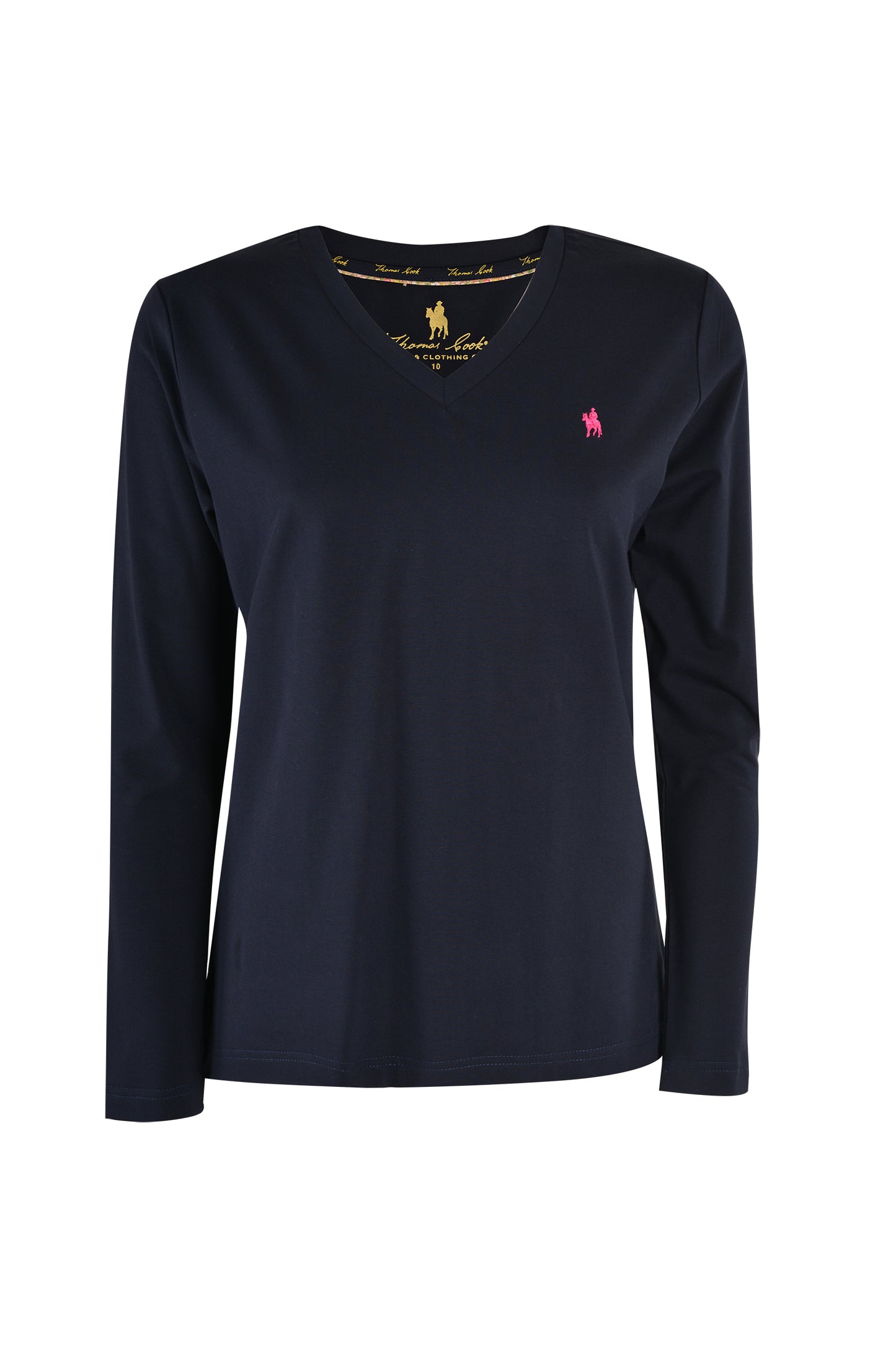 CLASSIC V NECK LS T-SHIRT