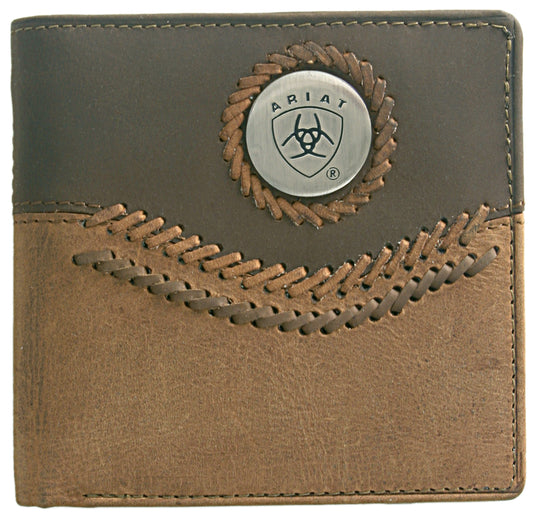 ARIAT BI-FOLD WALLET - TWO TONED ACCENTS