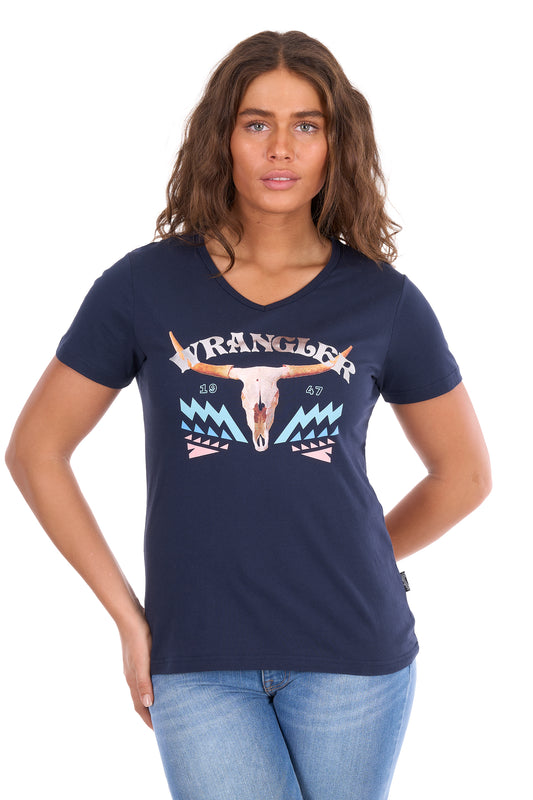 LANA V-NECK SS TEE