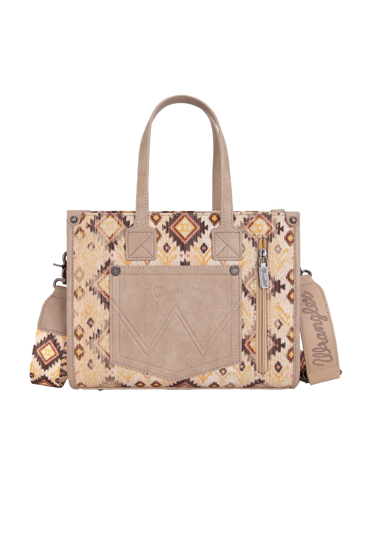 AZTEC CROSSBODY TOTE BAG