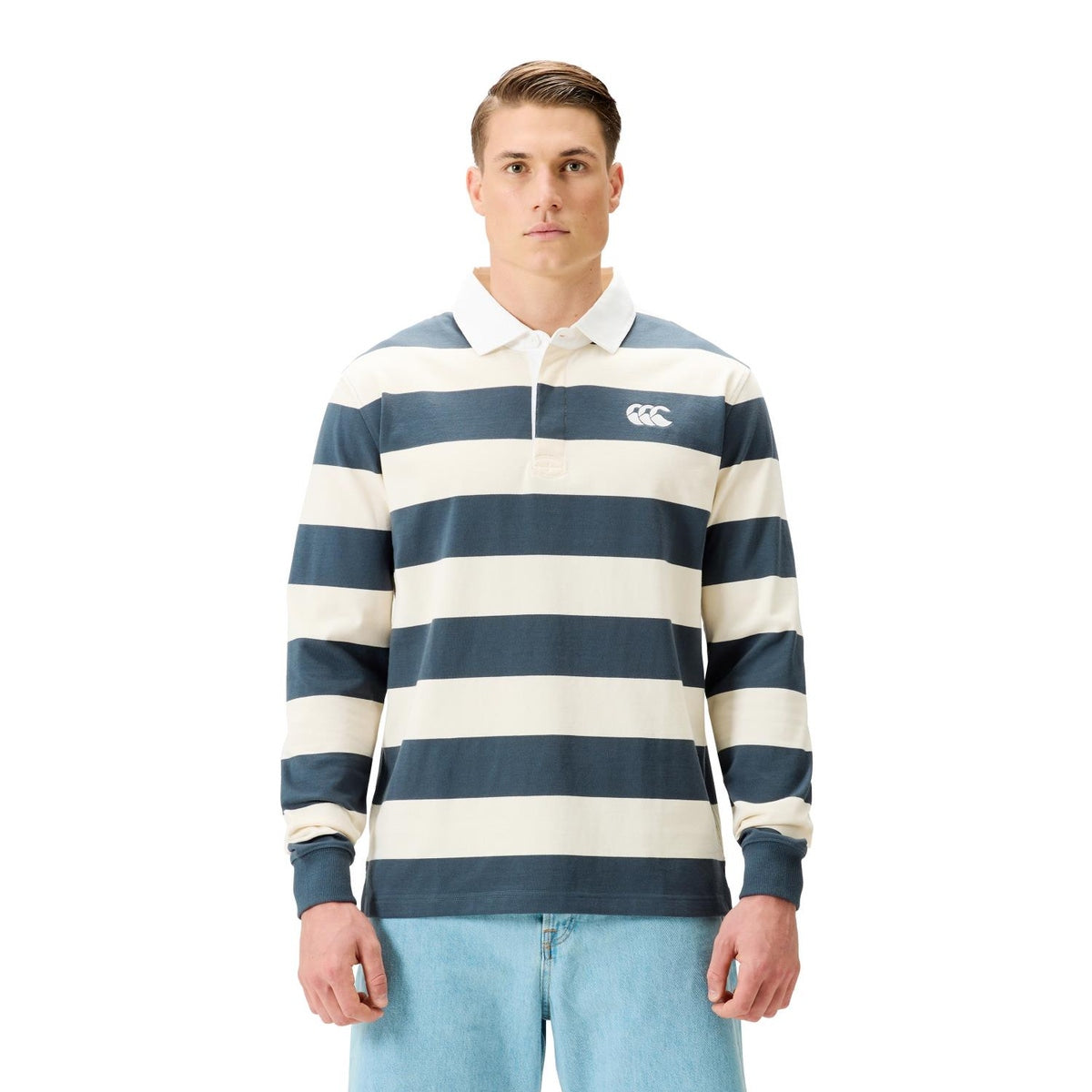YARN DYE STRIPE RUGBY