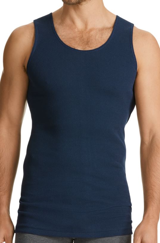BONDS NAVY CHESTY SINGLET