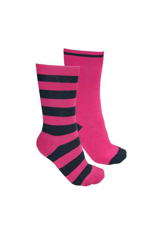 2-7 TCB PINK/NAVY THERMAL SOCKS