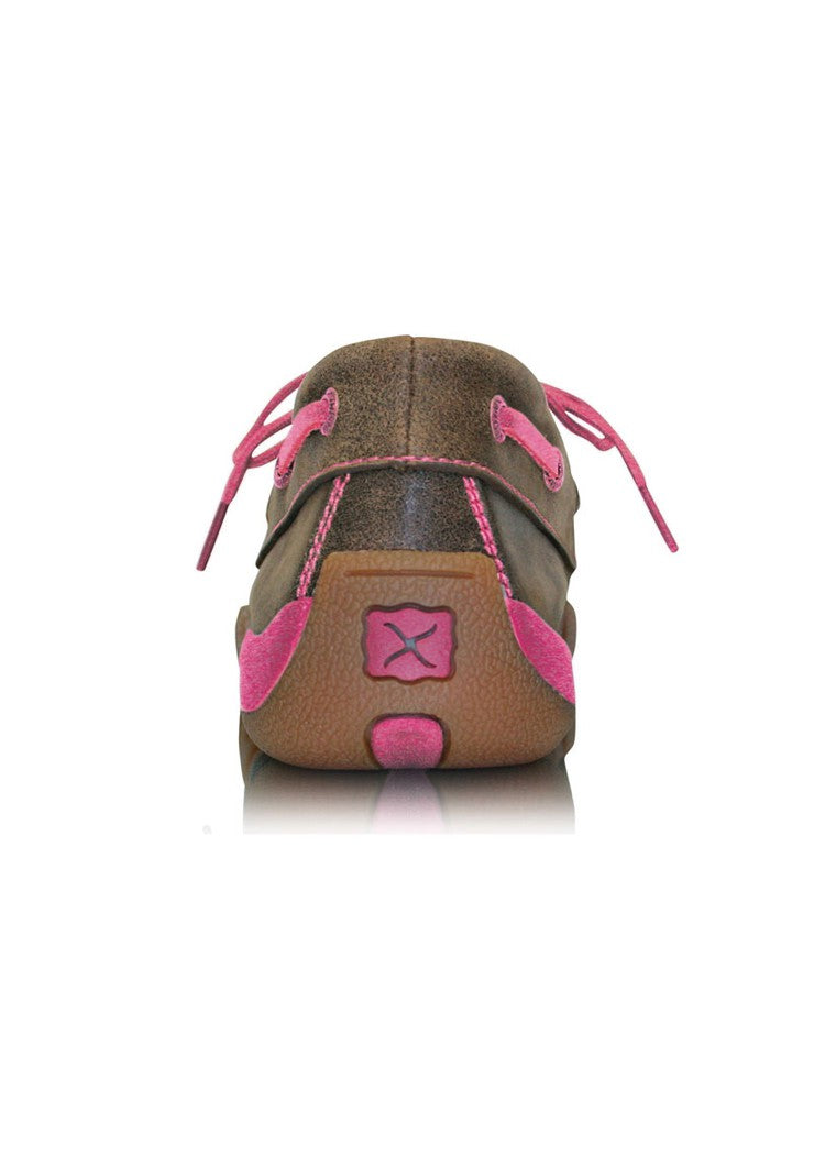 PINK RIBBON MOCS LACE UP