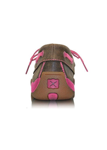 PINK RIBBON MOCS LACE UP