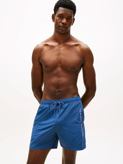 TOMMY LOGO MEDIUM ZIP POCKET SWIM SHORTS