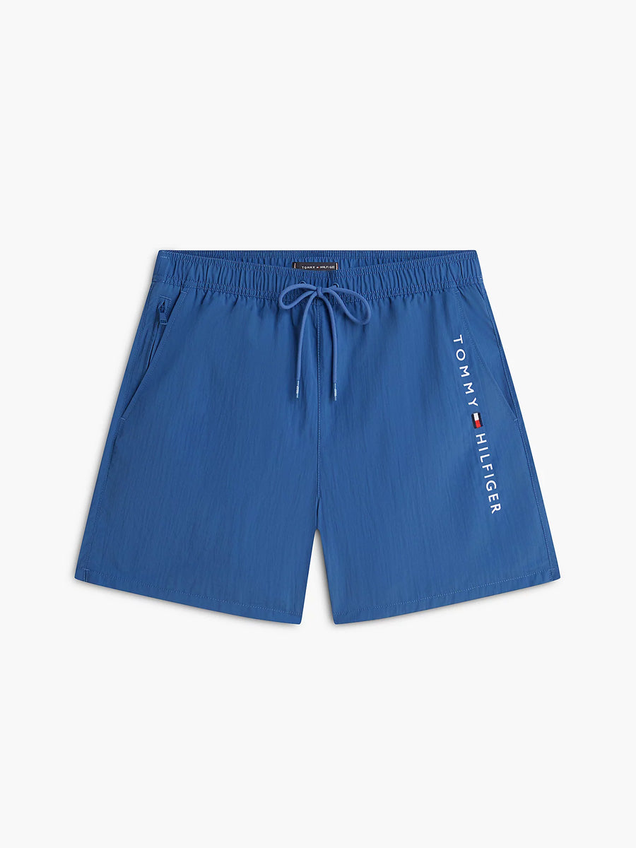 TOMMY LOGO MEDIUM ZIP POCKET SWIM SHORTS