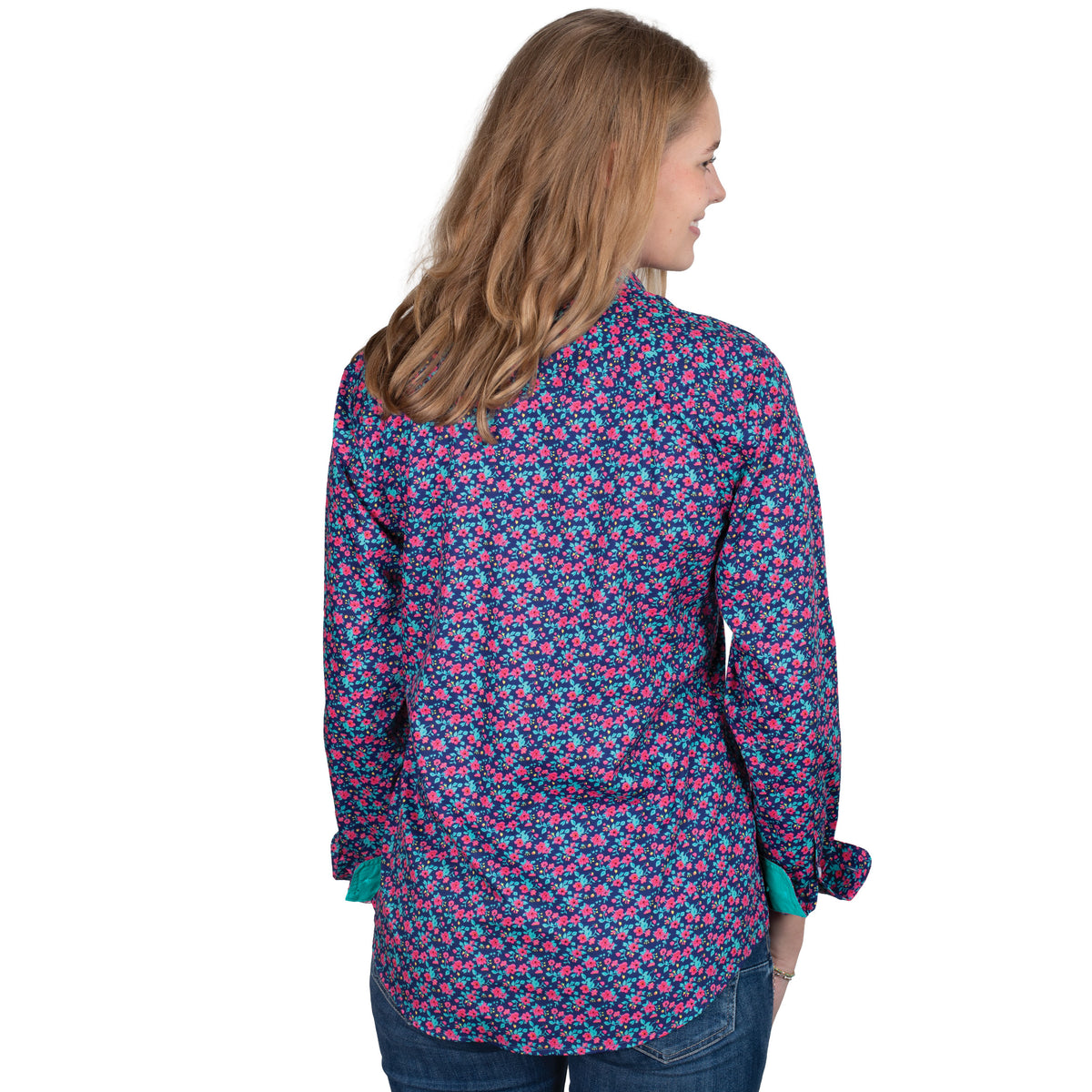 ABBEY FULL BUTTON PRINT WORK SHIRT