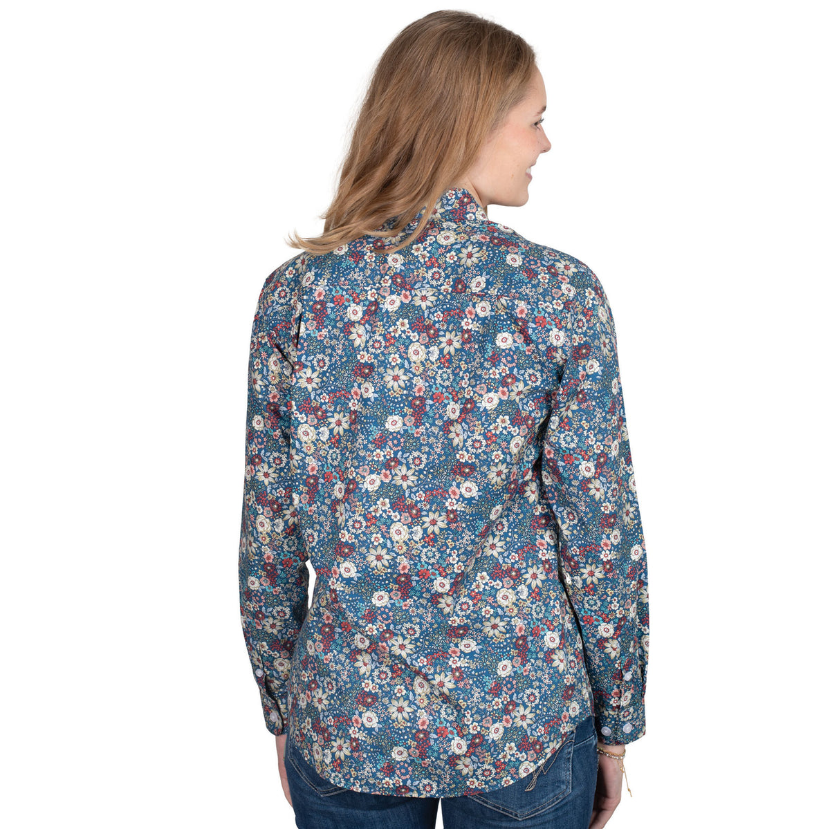 ABBEY FULL BUTTON PRINT WORK SHIRT